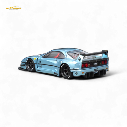 Star Model Ferrari F40 LB-Works WideBody Ice Blue 1:64 - Evergreen Kings