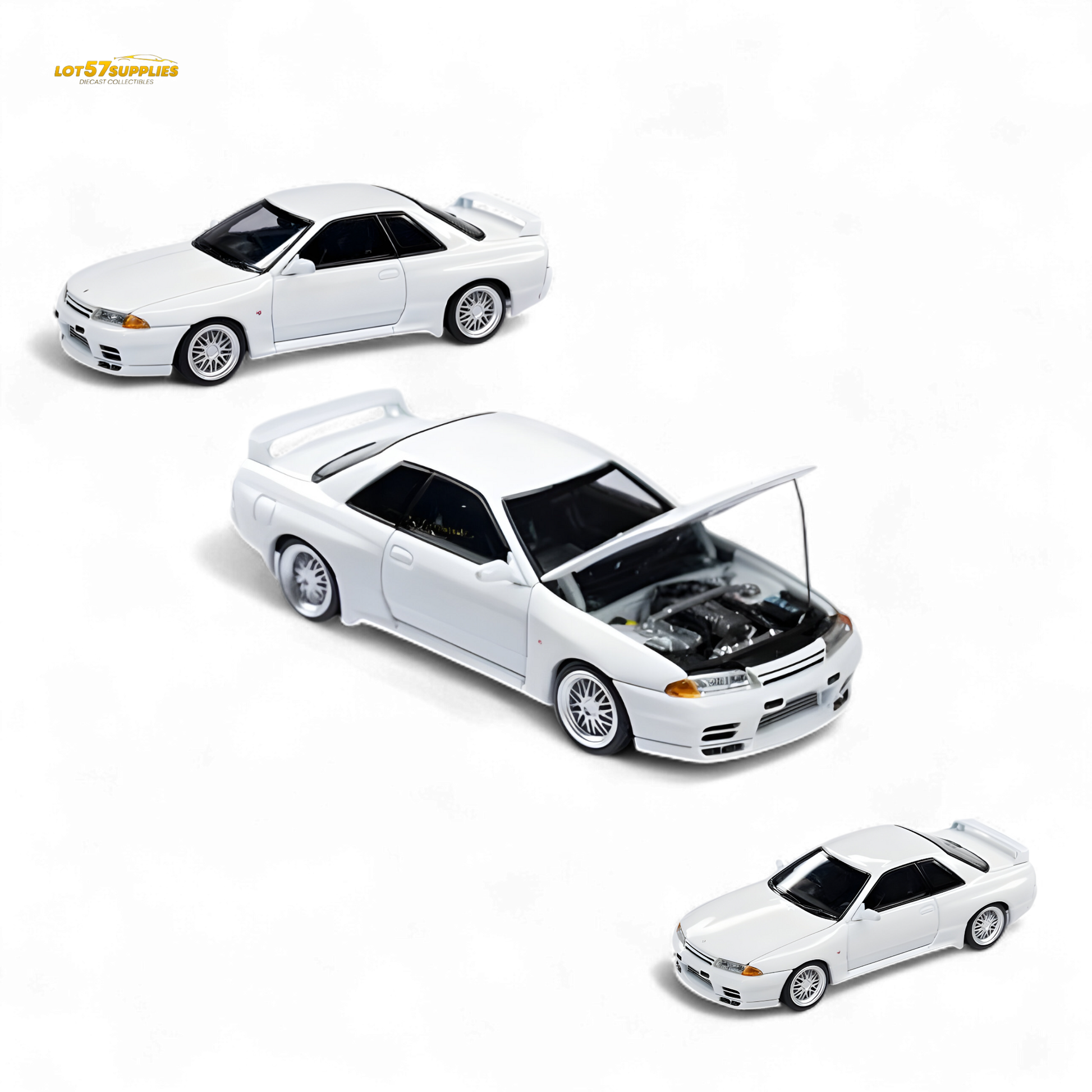 Focal Horizon Nissan Skyline GT-R R32 Nismo S-Tune Version White 1:64 - Evergreen Kings