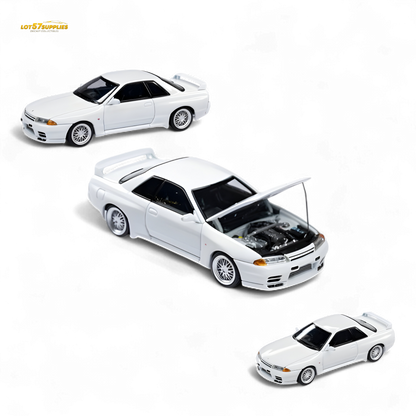 Focal Horizon Nissan Skyline GT-R R32 Nismo S-Tune Version White 1:64 - Evergreen Kings