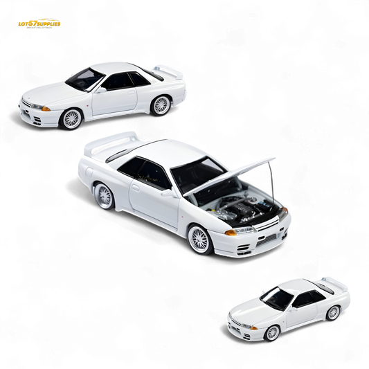 Focal Horizon Nissan Skyline GT-R R32 Nismo S-Tune Version White 1:64 - Evergreen Kings