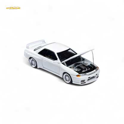 Focal Horizon Nissan Skyline GT-R R32 Nismo S-Tune Version White 1:64 - Evergreen Kings