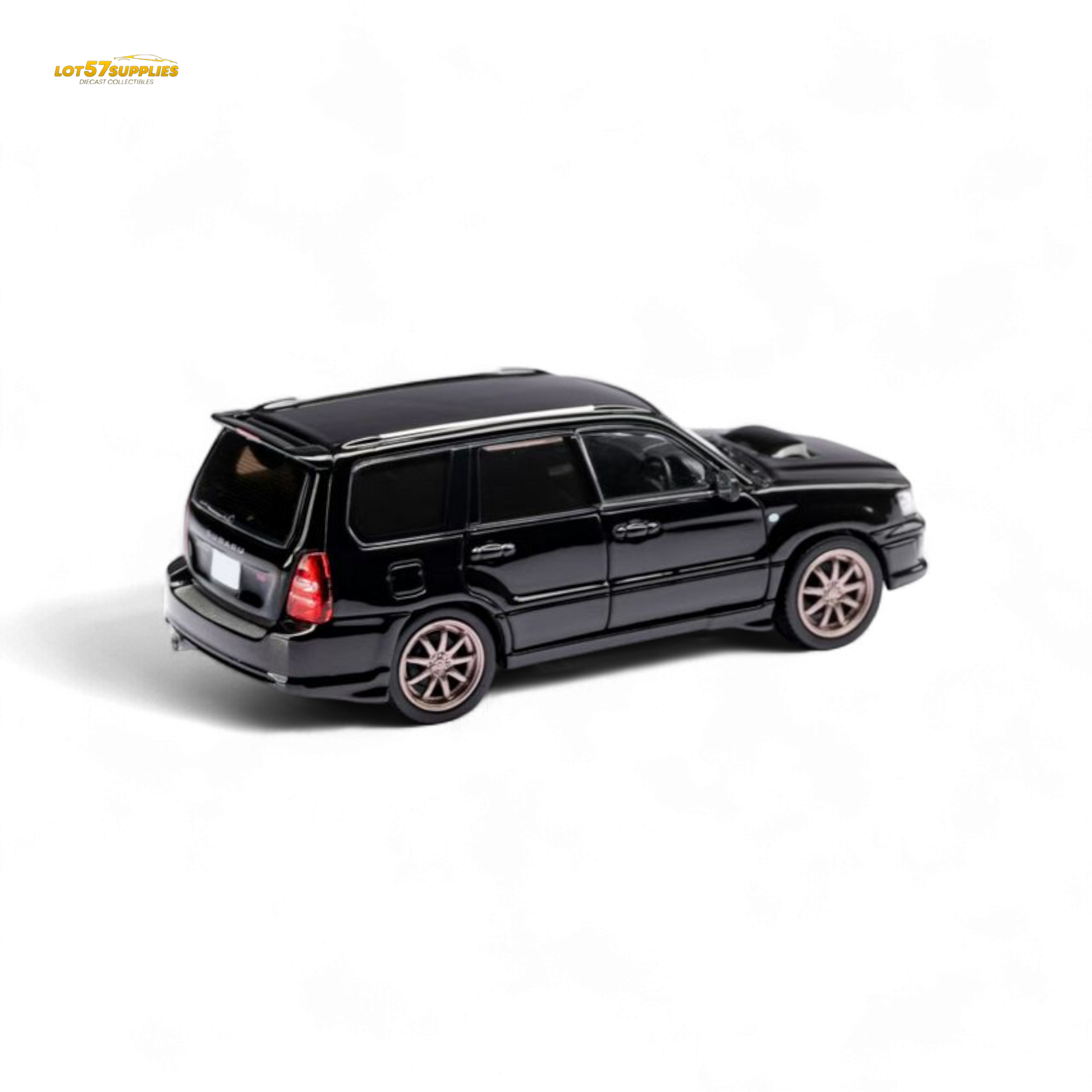 ModelModel Subaru Forester SG9 STI Black 1:64 - Evergreen Kings
