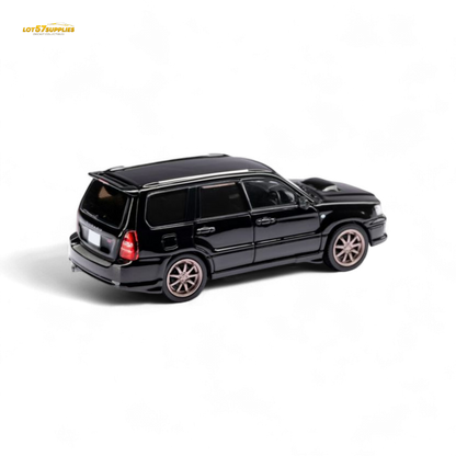ModelModel Subaru Forester SG9 STI Black 1:64 - Evergreen Kings