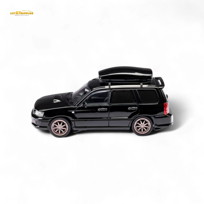 ModelModel Subaru Forester SG9 STI Black 1:64 - Evergreen Kings