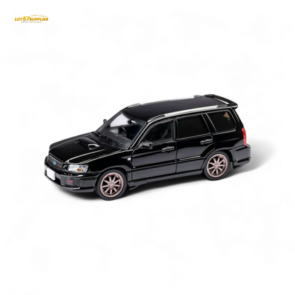 ModelModel Subaru Forester SG9 STI Black 1:64 - Evergreen Kings
