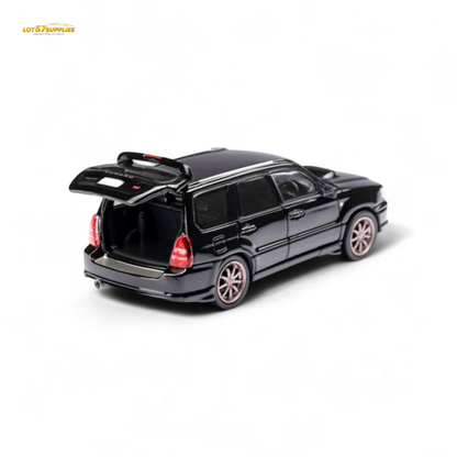 ModelModel Subaru Forester SG9 STI Black 1:64 - Evergreen Kings