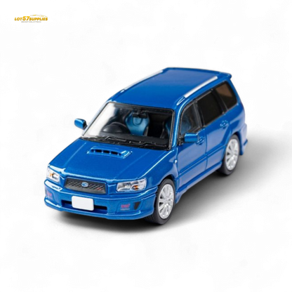 ModelModel Subaru Forester SG9 STI Rally Blue 1:64 - Evergreen Kings
