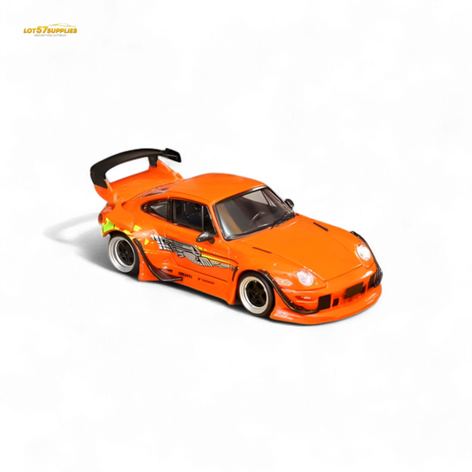 SW RWB Porsche 993 Orange 1:64 - Evergreen Kings