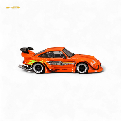SW RWB Porsche 993 Orange 1:64 - Evergreen Kings