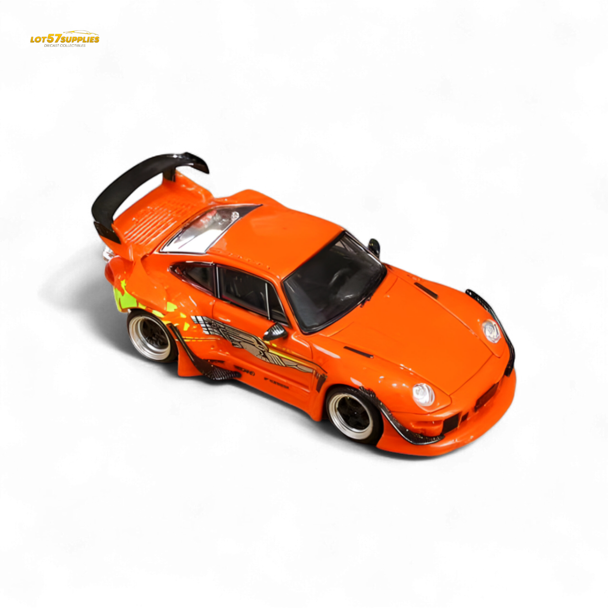 SW RWB Porsche 993 Orange 1:64 - Evergreen Kings