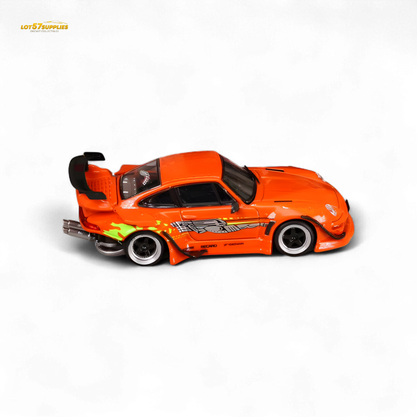 SW RWB Porsche 993 Orange 1:64 - Evergreen Kings