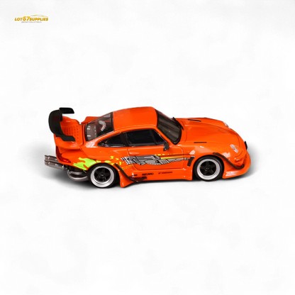 SW RWB Porsche 993 Orange 1:64 - Evergreen Kings