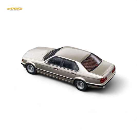 (Pre-Order) DCM BMW E32 7-Series Sedan Cashmere Beagle Gold 1:64 - Evergreen Kings