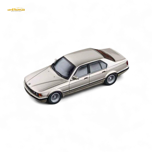 (Pre-Order) DCM BMW E32 7-Series Sedan Cashmere Beagle Gold 1:64 - Evergreen Kings