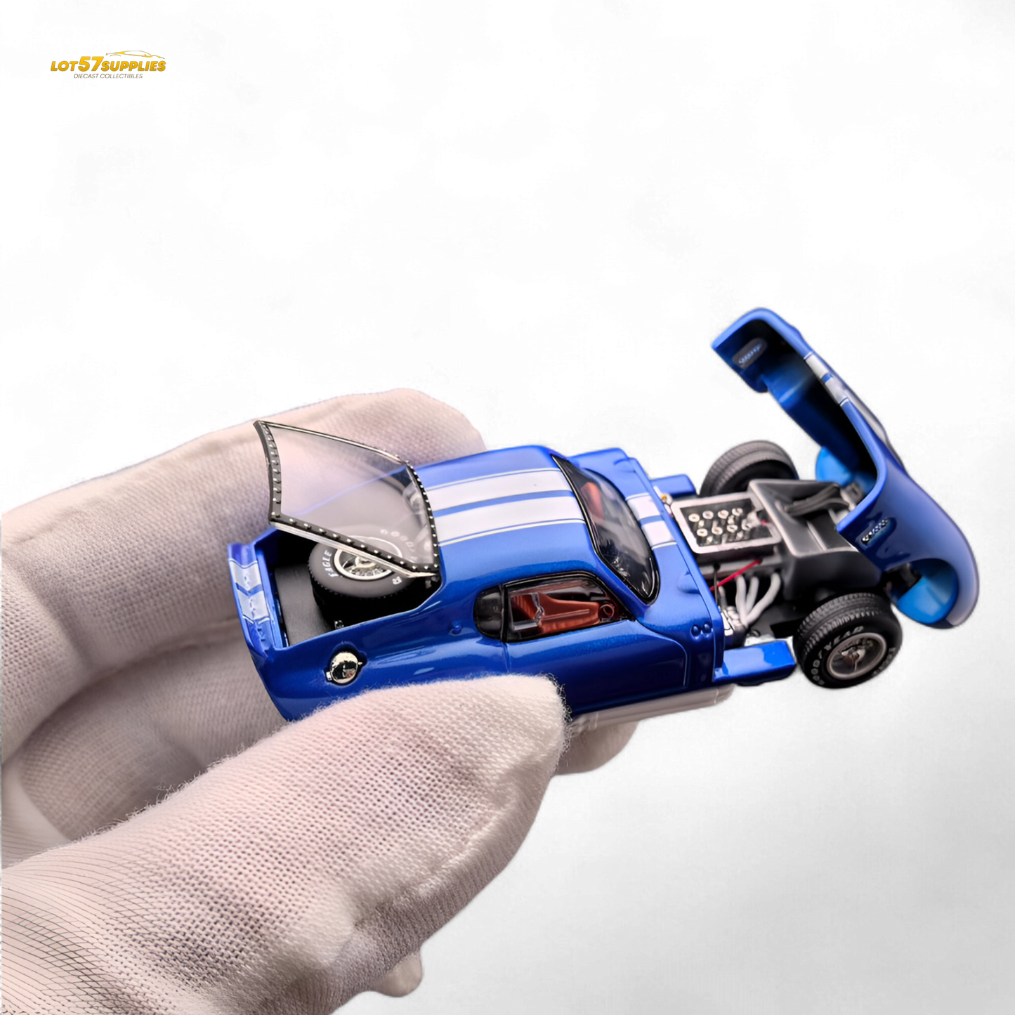 Fine Works64 Shelby Daytona Blue 1:64 - Evergreen Kings