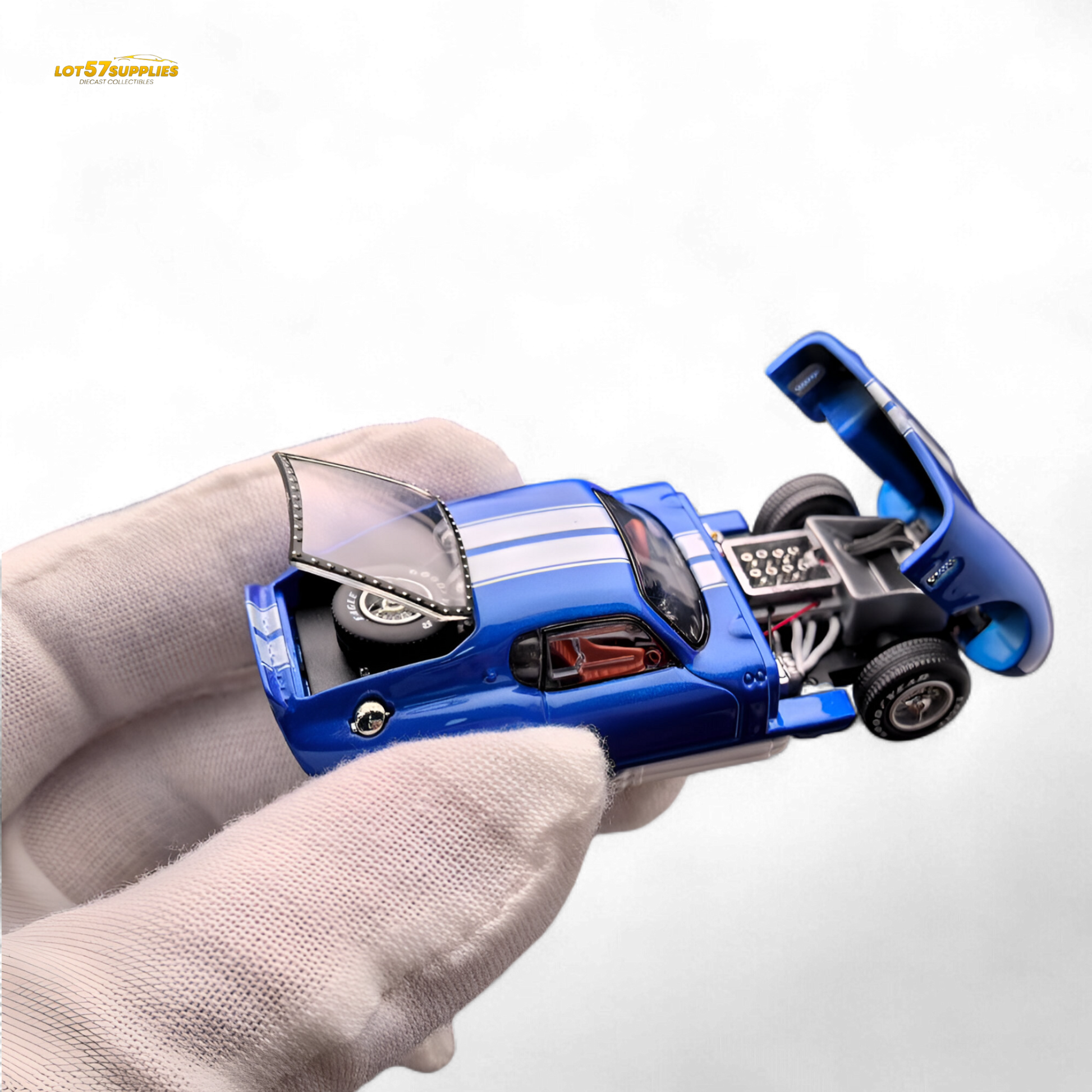 Fine Works64 Shelby Daytona Blue 1:64 - Evergreen Kings