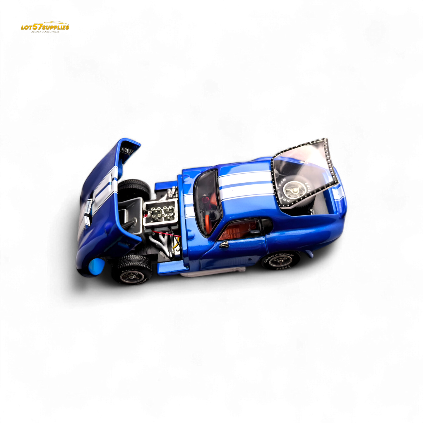 Fine Works64 Shelby Daytona Blue 1:64 - Evergreen Kings