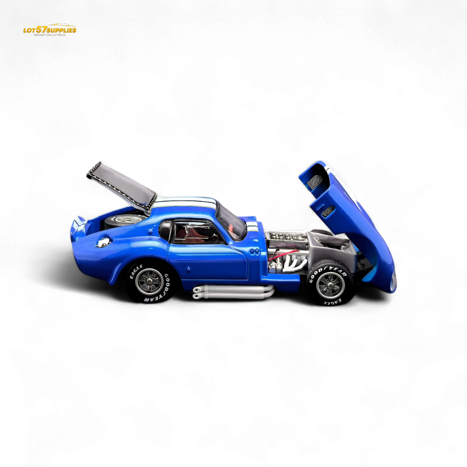 Fine Works64 Shelby Daytona Blue 1:64 - Evergreen Kings