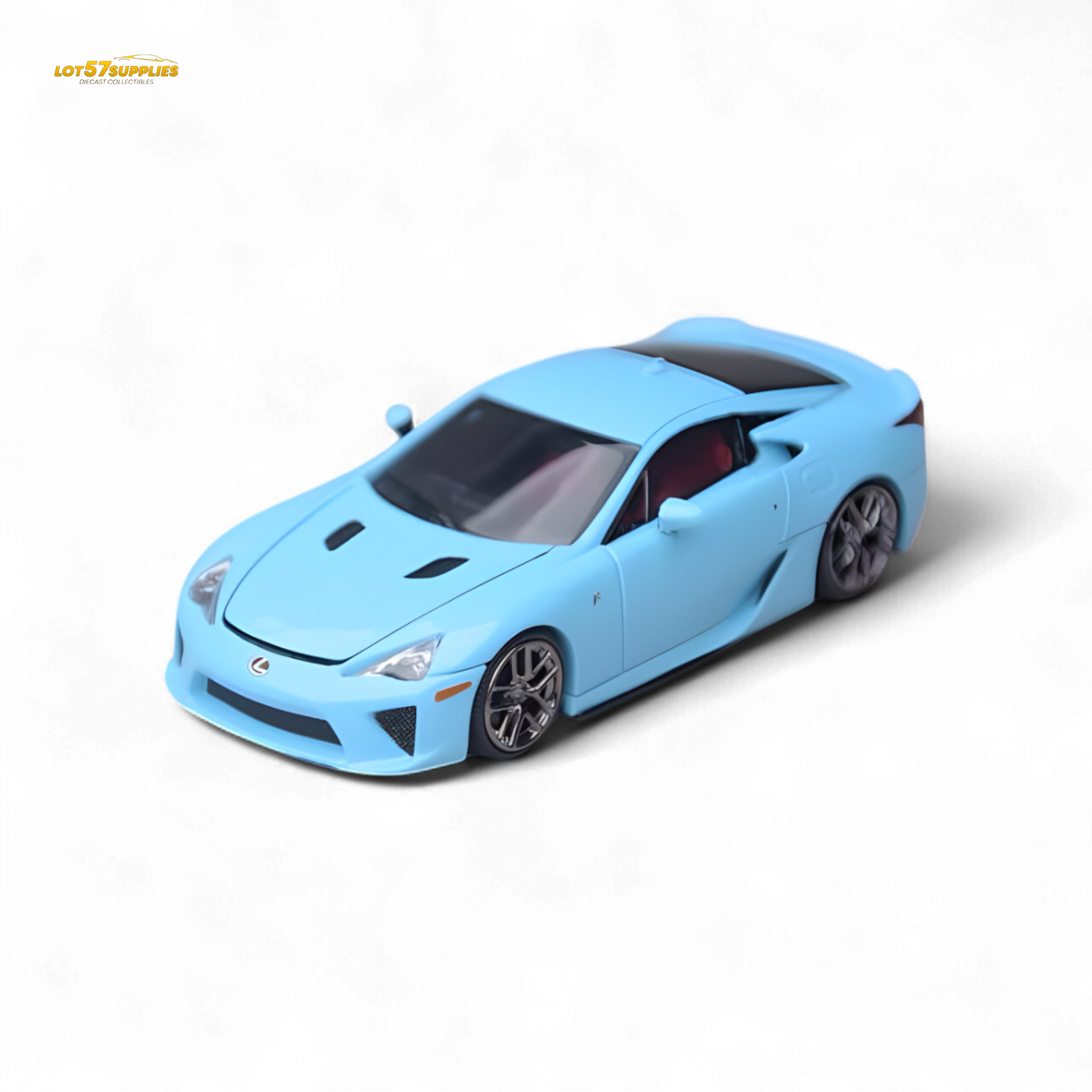 Lexus Model One LFA Tiff Blue diecast car in 1:64 scale, detailed miniature from Lot57Supplies Diecast Shop.