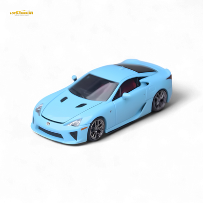 Lexus Model One LFA Tiff Blue diecast car in 1:64 scale, detailed miniature from Lot57Supplies Diecast Shop.