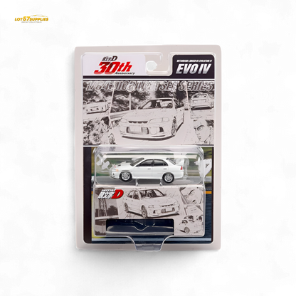 Hobby Japan Mitsubishi Lancer Evolution IV White 1:64 - Evergreen Kings
