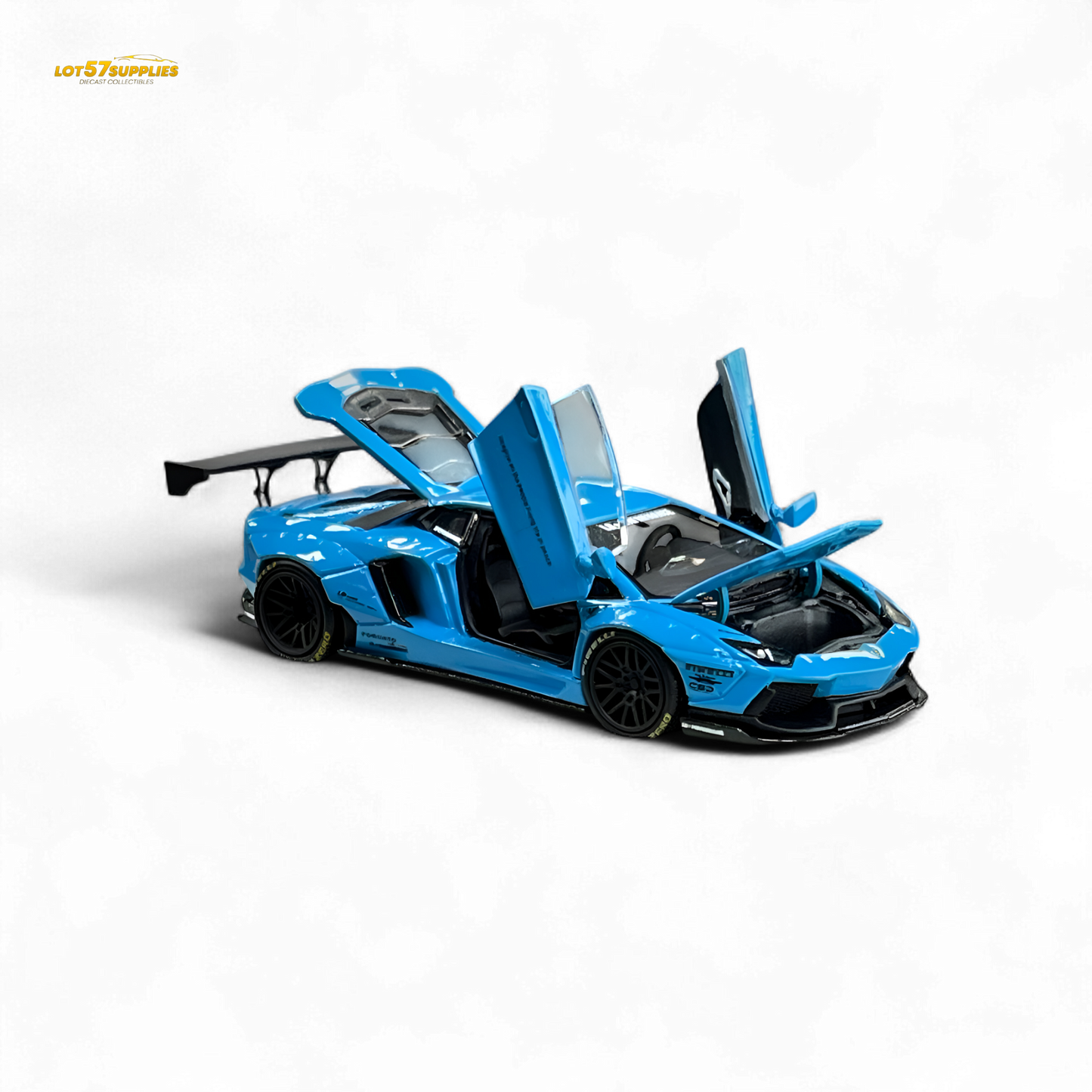Pgm Lamborghini LP700-4 - BB Blue Luxury Version 1:64 - Evergreen Kings