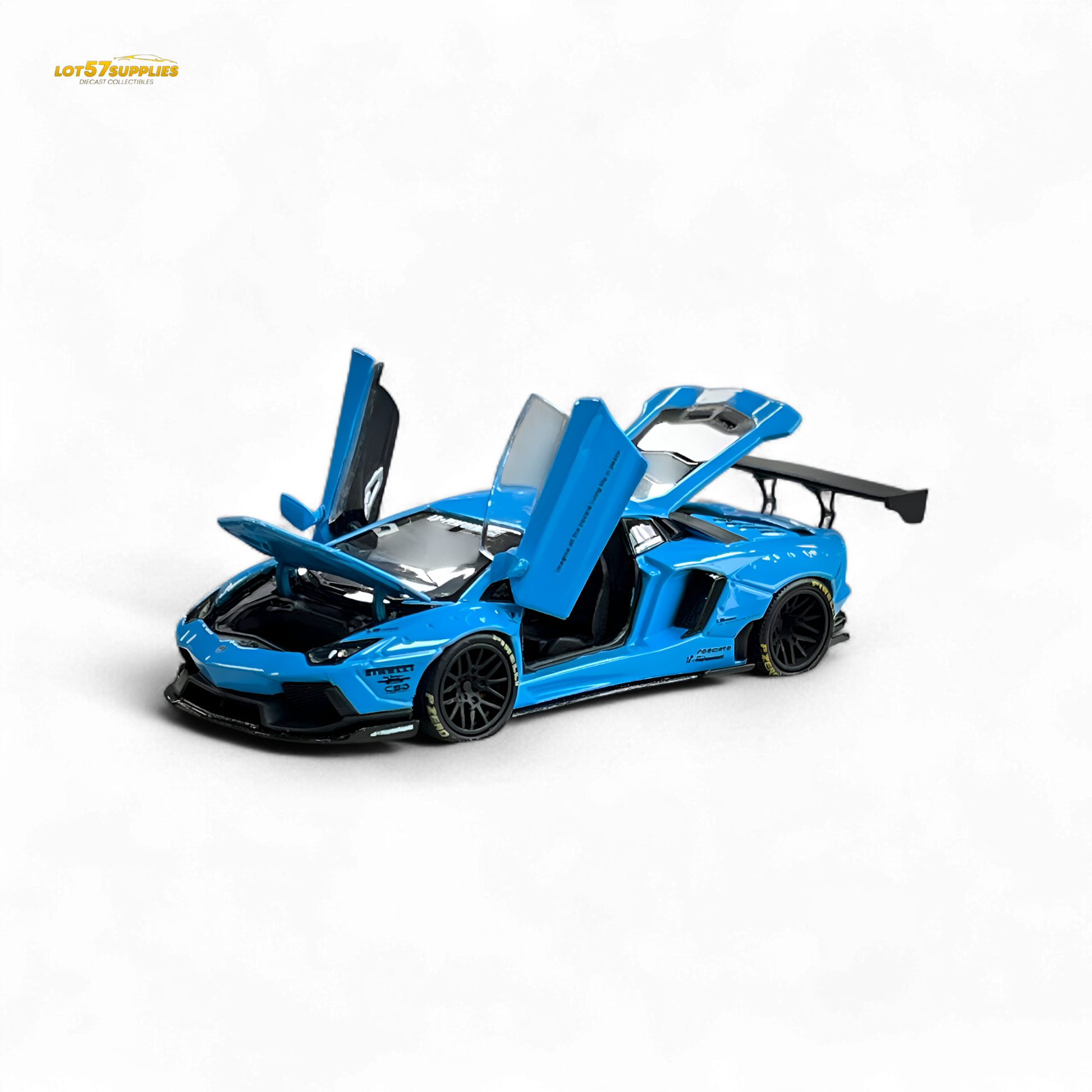 Pgm Lamborghini LP700-4 - BB Blue Luxury Version 1:64 - Evergreen Kings