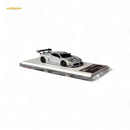 Flame LB458GT LB Wide-Body - Matte Grey 1:64 - Evergreen Kings