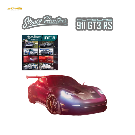 (Pre-Order) Stance Hunters Porsche 911 GT3 RS Purple 1:64 - Evergreen Kings