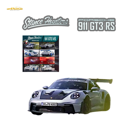 (Pre-Order) Stance Hunters Porsche 911 GT3 RS Nürburgring Livery 1:64 - Evergreen Kings