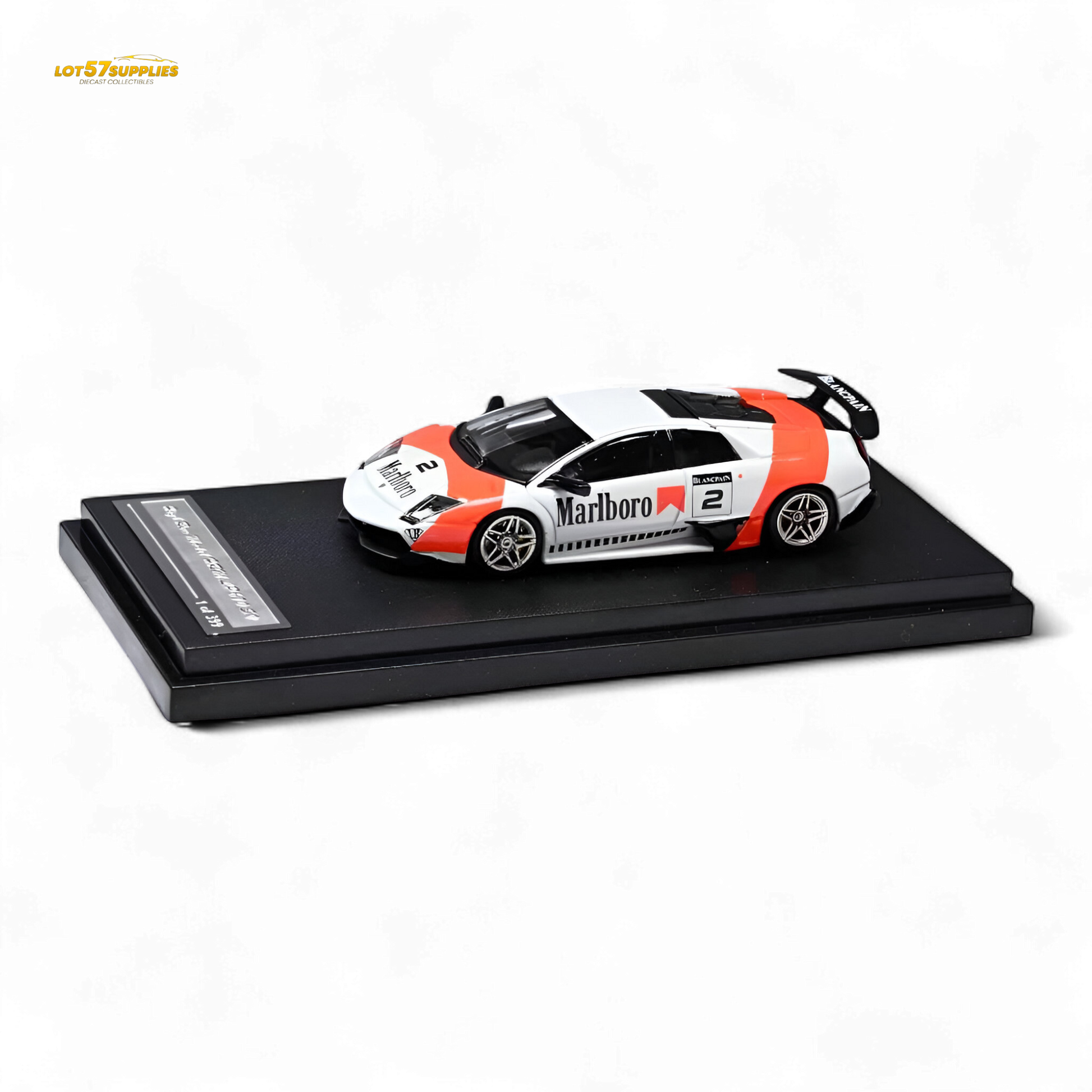 High Rev Model Murcielago LP670-4 SV Marlboro 1:64 - Evergreen Kings
