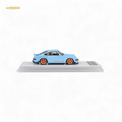 Zincit Model Porsche 911 Singer DLS Gulf Blue 1:64 - Evergreen Kings
