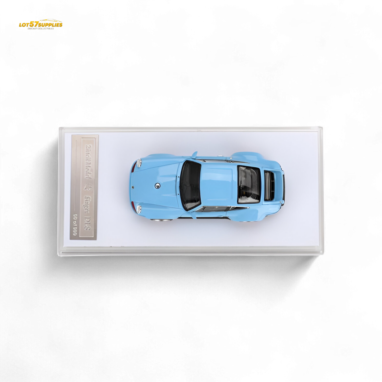 Zincit Model Porsche 911 Singer DLS Gulf Blue 1:64 - Evergreen Kings