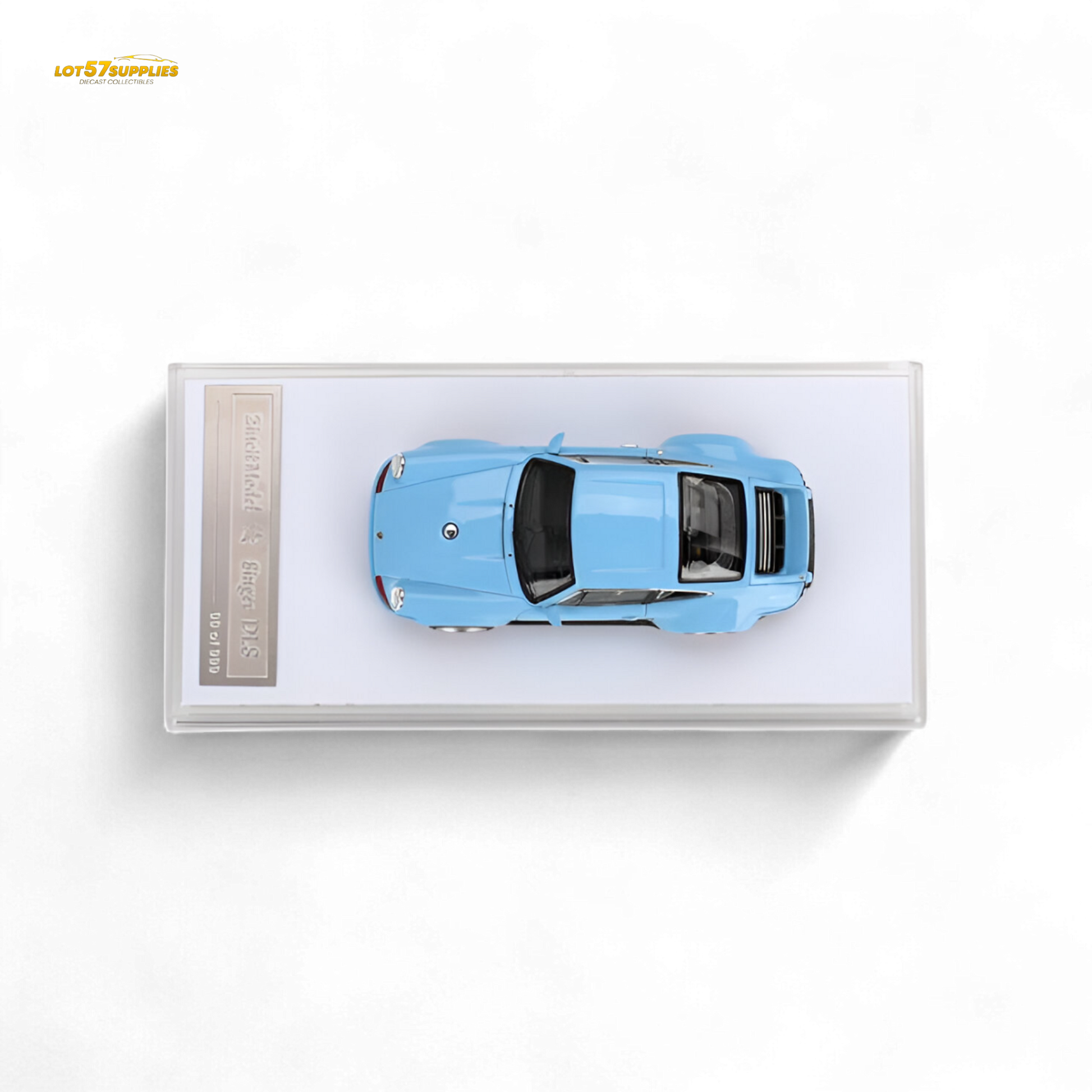 Zincit Model Porsche 911 Singer DLS Gulf Blue 1:64 - Evergreen Kings