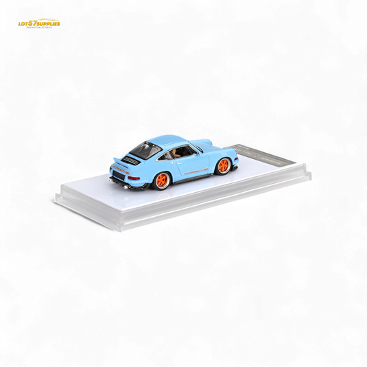 Zincit Model Porsche 911 Singer DLS Gulf Blue 1:64 - Evergreen Kings