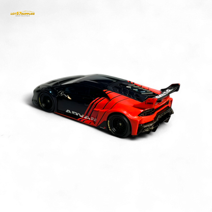 Flame Lamborghini Huracan GT LP610 ADVAN 1:64 - Evergreen Kings