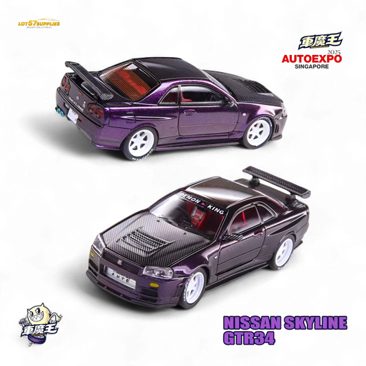 Demon King Auto Nissan GTR34 Chameleon 1:64 - Evergreen Kings