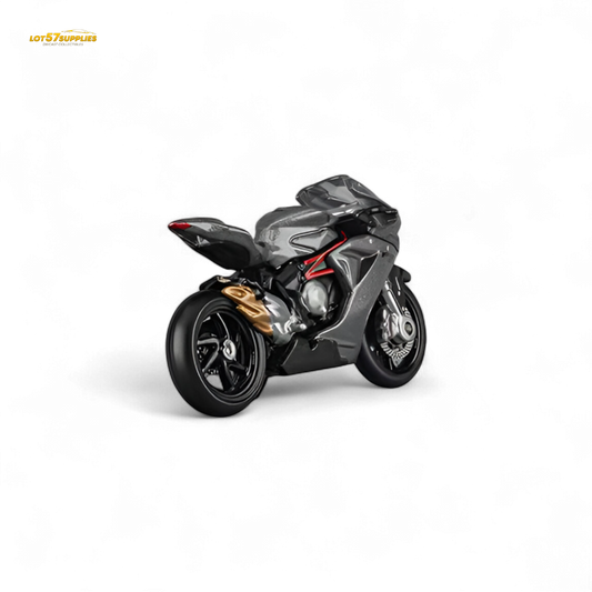 CM Model MV Agusta F3 Rosso - Metallic Gray 1:64 - Evergreen Kings