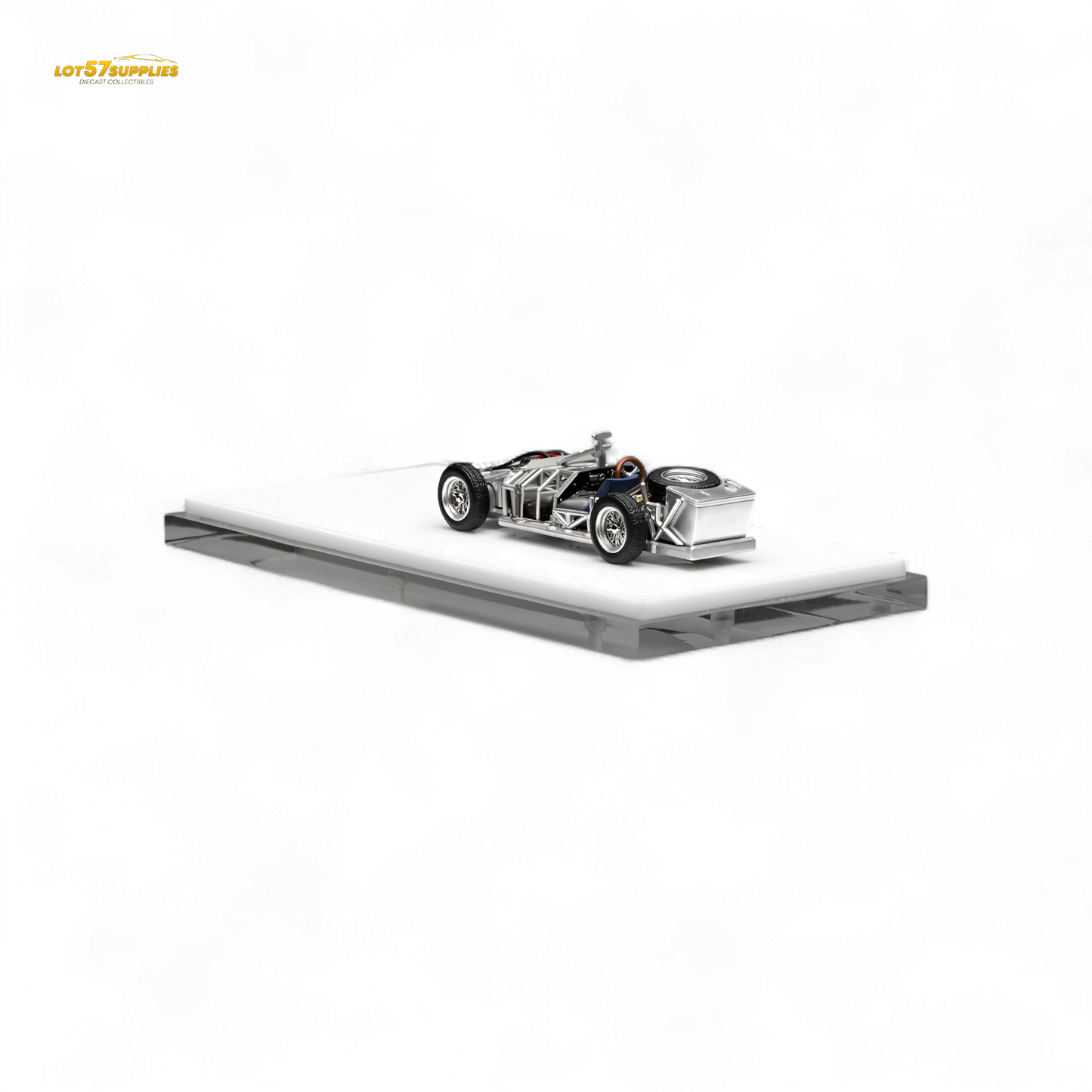Pre-order Motorhelix Spaceframe with engine in 1:64 scale, detailed birdcage diecast model from Lot57Supplies Diecast Shop.