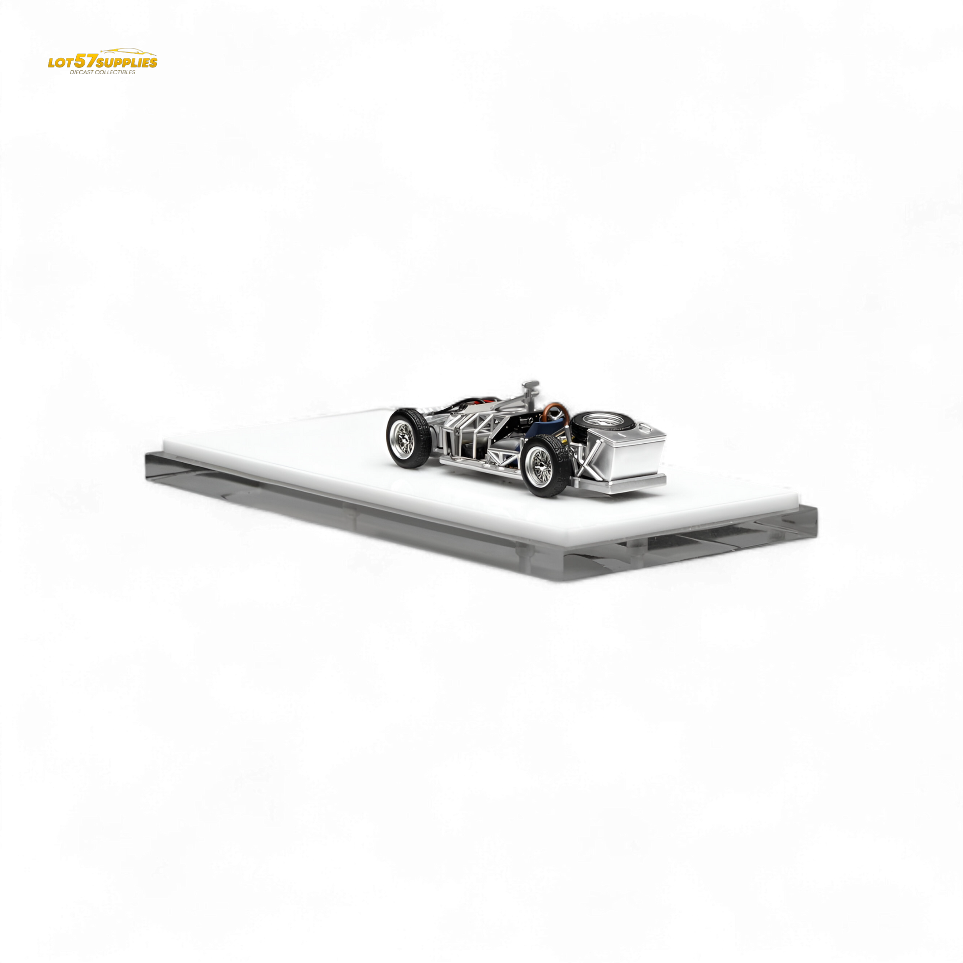 Pre-order Motorhelix Spaceframe with engine in 1:64 scale, detailed birdcage diecast model from Lot57Supplies Diecast Shop.