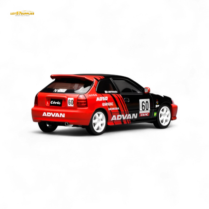 Pre-order Honda Civic Type R EK9 diecast model with Advan livery, 1:64 scale, by Lot57Supplies Diecast Shop.