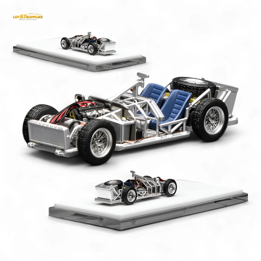 (Pre-Order) Motorhelix Spaceframe w/ Engine - Birdcage 1:64 - Evergreen Kings