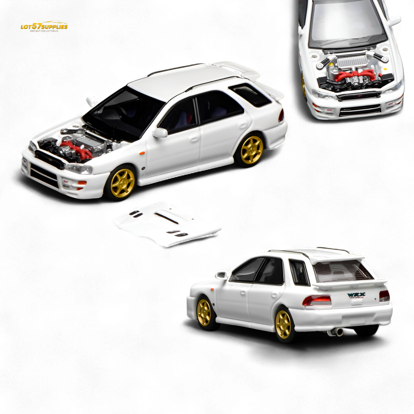 (Pre-Order) Motorhelix Subaru Impreza WRX STi Wagon 1:64 - Evergreen Kings