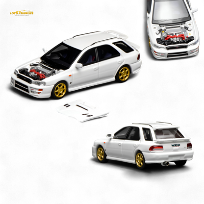 (Pre-Order) Motorhelix Subaru Impreza WRX STi Wagon 1:64 - Evergreen Kings