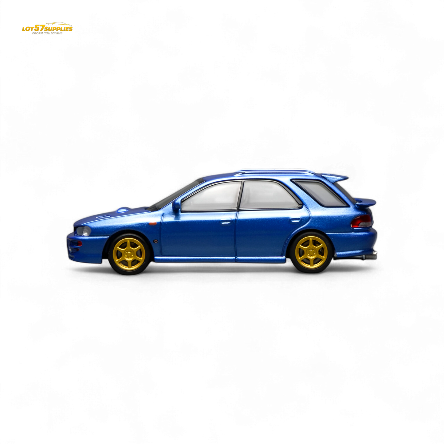 Pre-order 1:64 scale Subaru Impreza WRX STi diecast model by Lot57Supplies, detailed Subaru wagon replica.