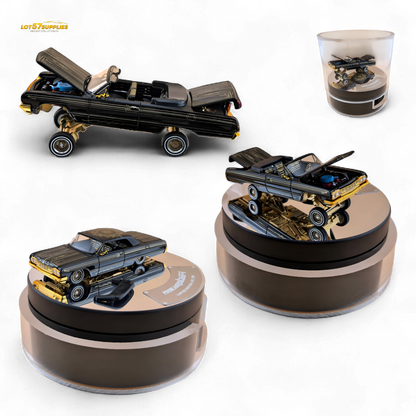 Fine Works64 Chevrolet Impala Lowrider Black Gold 1:64 - Evergreen Kings