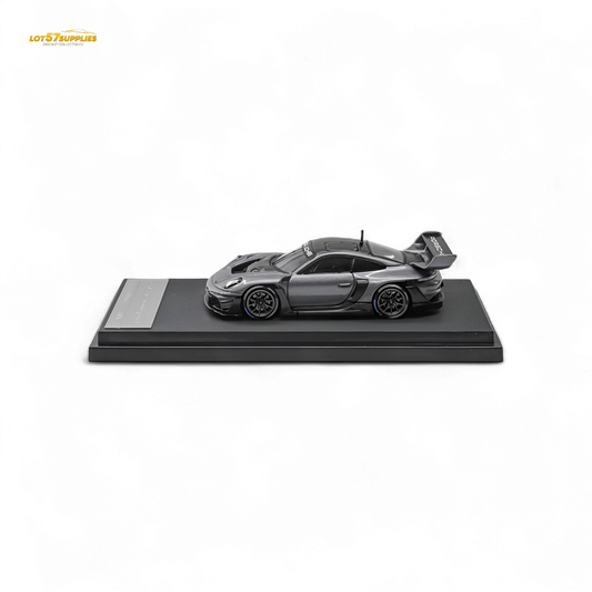 (Pre-Order) HKM Porsche 911 GT3 R Rennsport Grey 1:64 - Evergreen Kings