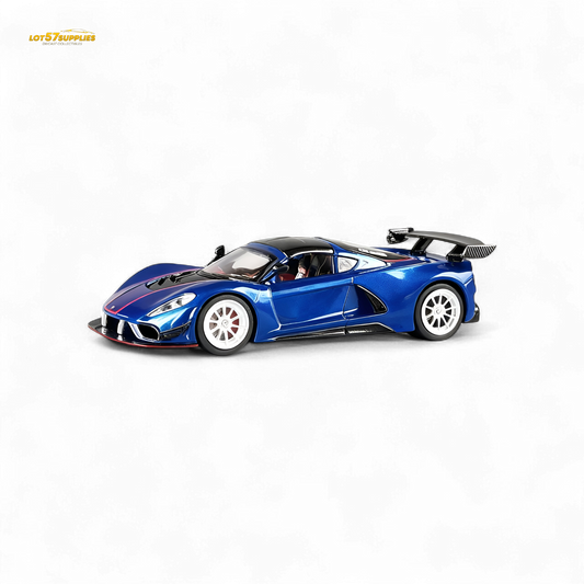 Rhino Model RM Hennessey Venom F5 Blue 1:64 - Evergreen Kings
