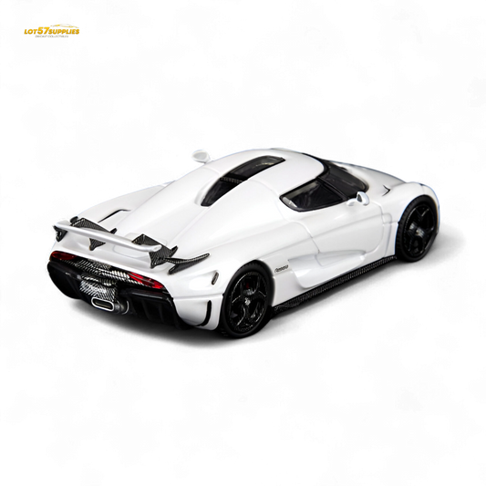 (Pre-Order) SC Art Regera Pearl White 1:64 - Evergreen Kings