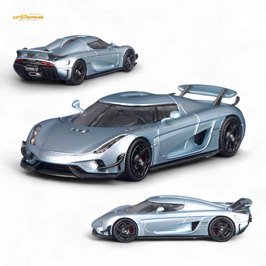 (Pre-Order) SC ART Regera Glacier Blue 1:64 - Evergreen Kings
